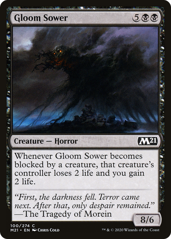 {C} Gloom Sower [Core Set 2021][M21 100]