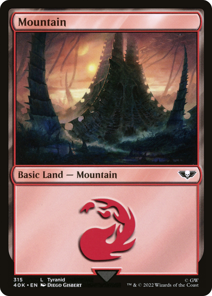 {B}[40K 315] Mountain (315) [Universes Beyond: Warhammer 40,000]