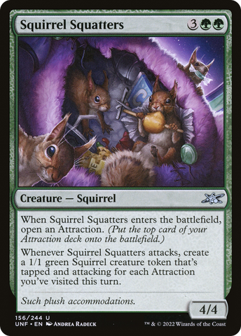 {C} Squirrel Squatters [Unfinity][UNF 156]