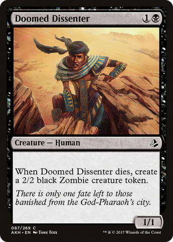 {C} Doomed Dissenter [Amonkhet][AKH 087]