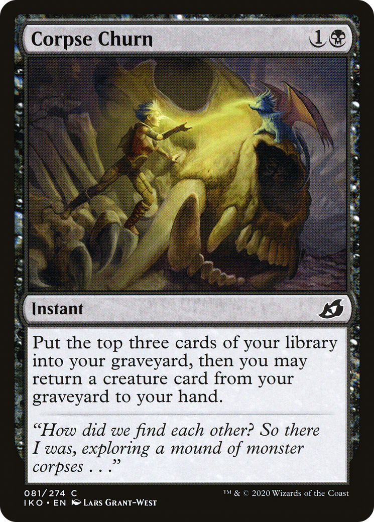 {C} Corpse Churn [Ikoria: Lair of Behemoths][IKO 081]