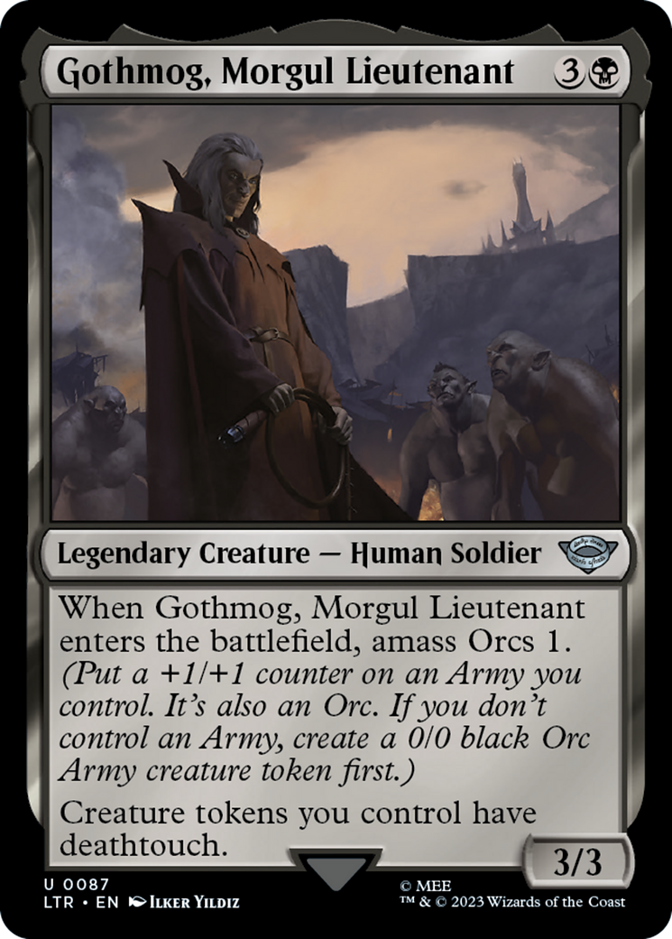 {C} Gothmog, Morgul Lieutenant [The Lord of the Rings: Tales of Middle-Earth][LTR 087]
