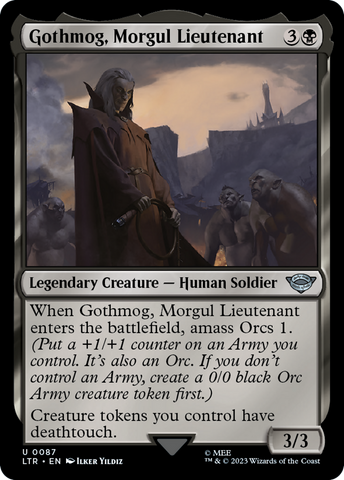 {C} Gothmog, Morgul Lieutenant [The Lord of the Rings: Tales of Middle-Earth][LTR 087]