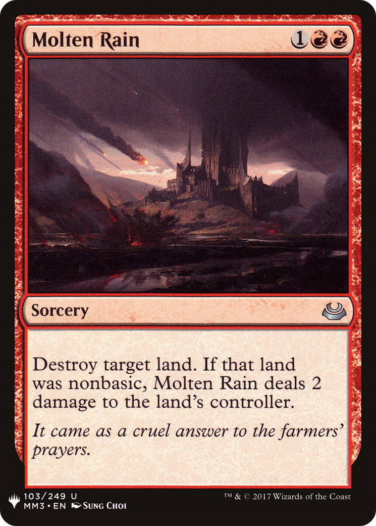 {C} Molten Rain [Mystery Booster][LS MM3 103]