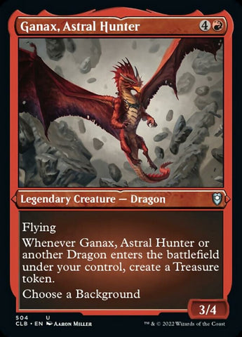 {C} Ganax, Astral Hunter (Foil Etched) [Commander Legends: Battle for Baldur's Gate][CLB 504]
