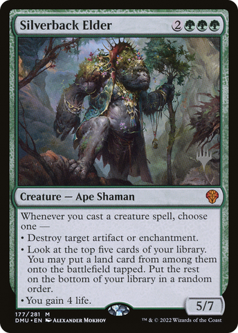 {R} Silverback Elder (Promo Pack) [Dominaria United Promos][PP DMU 177]
