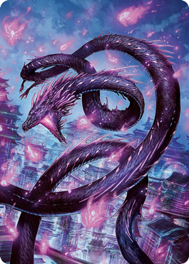 {A} Junji, the Midnight Sky 2 Art Card [Kamigawa: Neon Dynasty Art Series][ANEO 058]