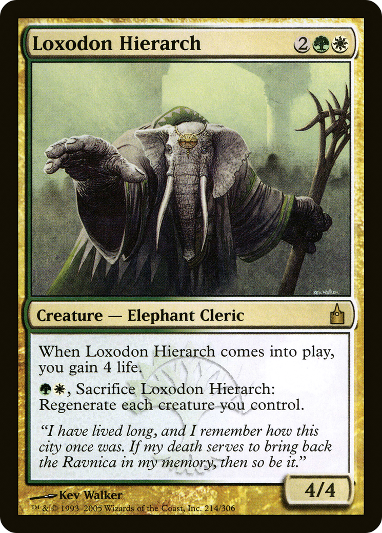{R} Loxodon Hierarch [Ravnica: City of Guilds][RAV 214] - Misty Mountain Games