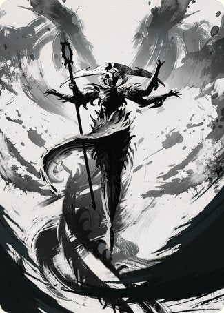 {A} Atraxa, Grand Unifier 2 Art Card [Phyrexia: All Will Be One Art Series][AONE 077]