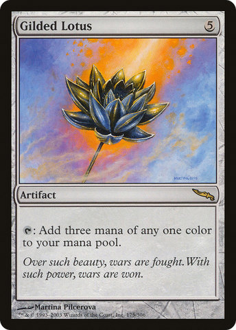 {R} Gilded Lotus [Mirrodin][MRD 175]
