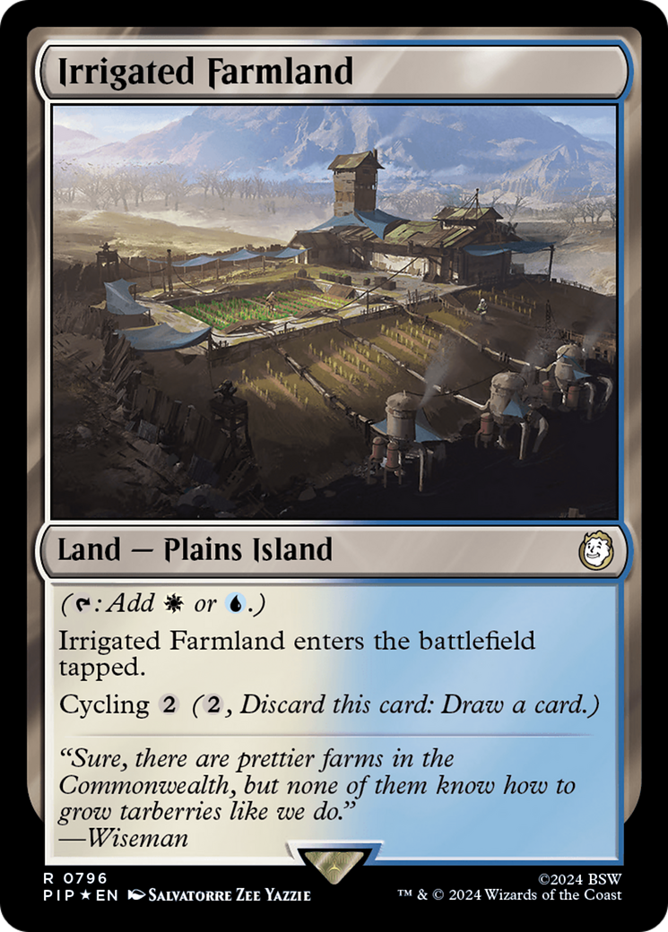 {R} Irrigated Farmland (Surge Foil) [Fallout][PIP 796]