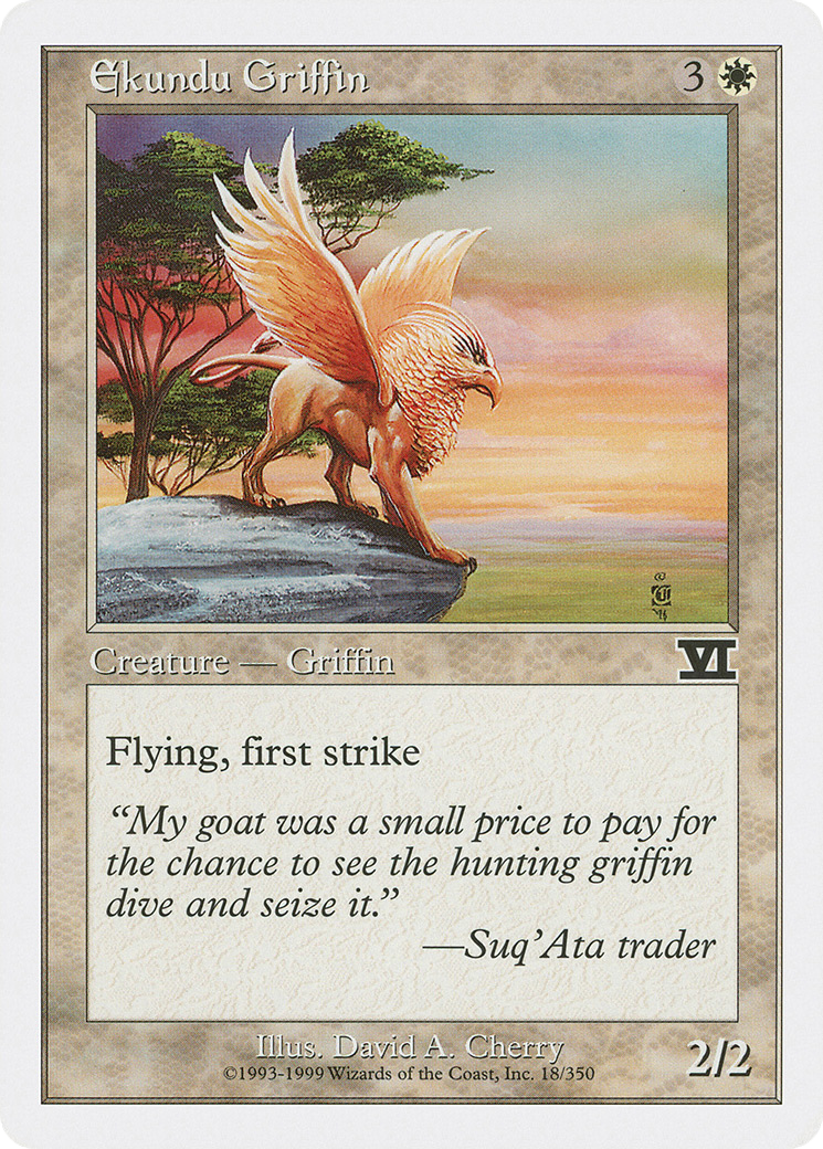 {C} Ekundu Griffin [Classic Sixth Edition][6ED 018]