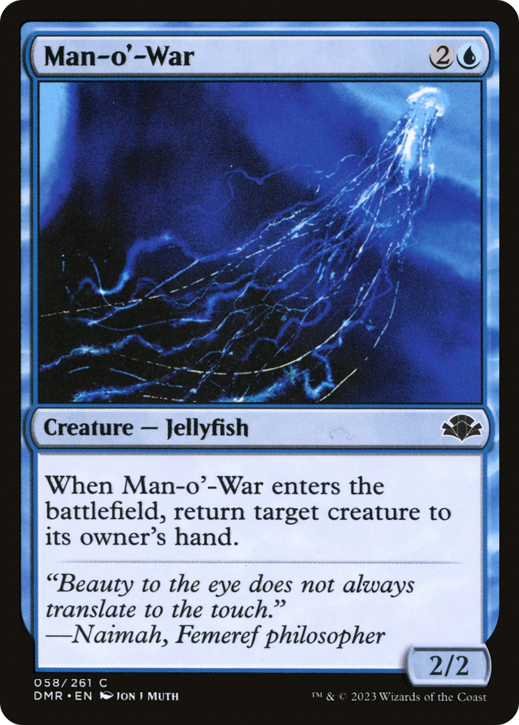 {C} Man-o'-War [Dominaria Remastered][DMR 058]