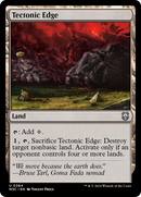 {C} Tectonic Edge (Ripple Foil) [Modern Horizons 3 Commander][RPF M3C 384]