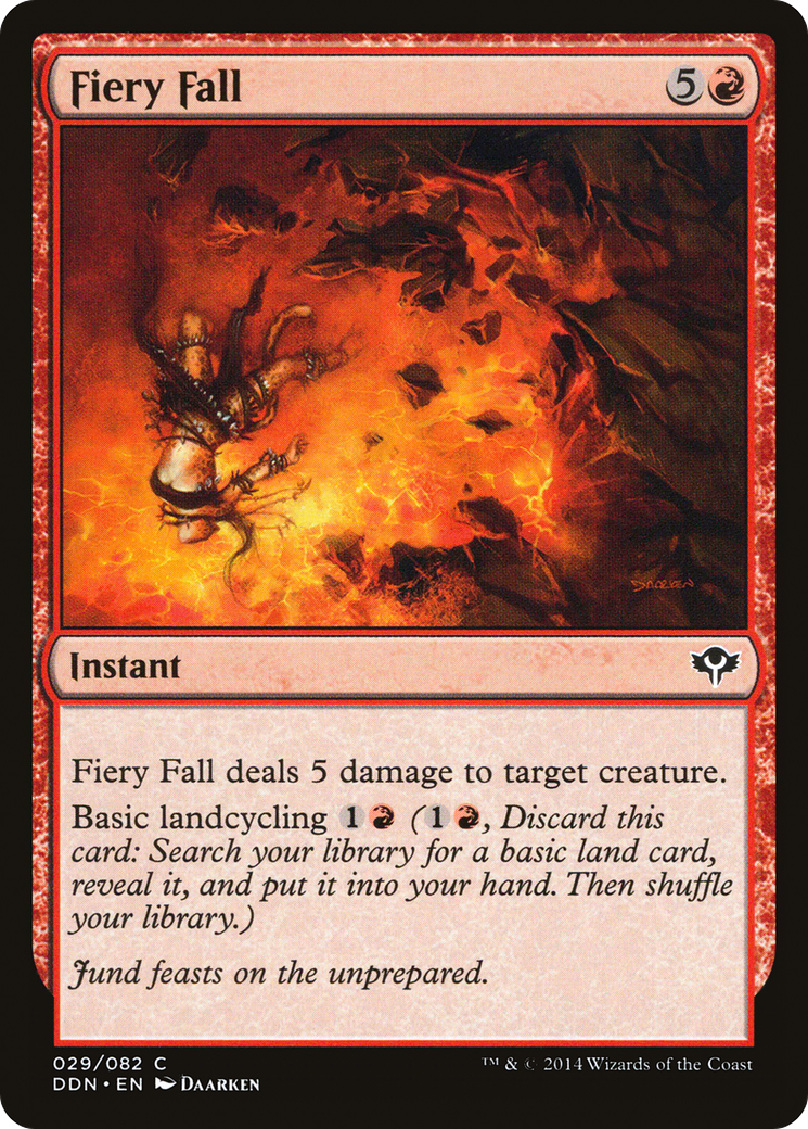 {C} Fiery Fall [Duel Decks: Speed vs. Cunning][DDN 029]