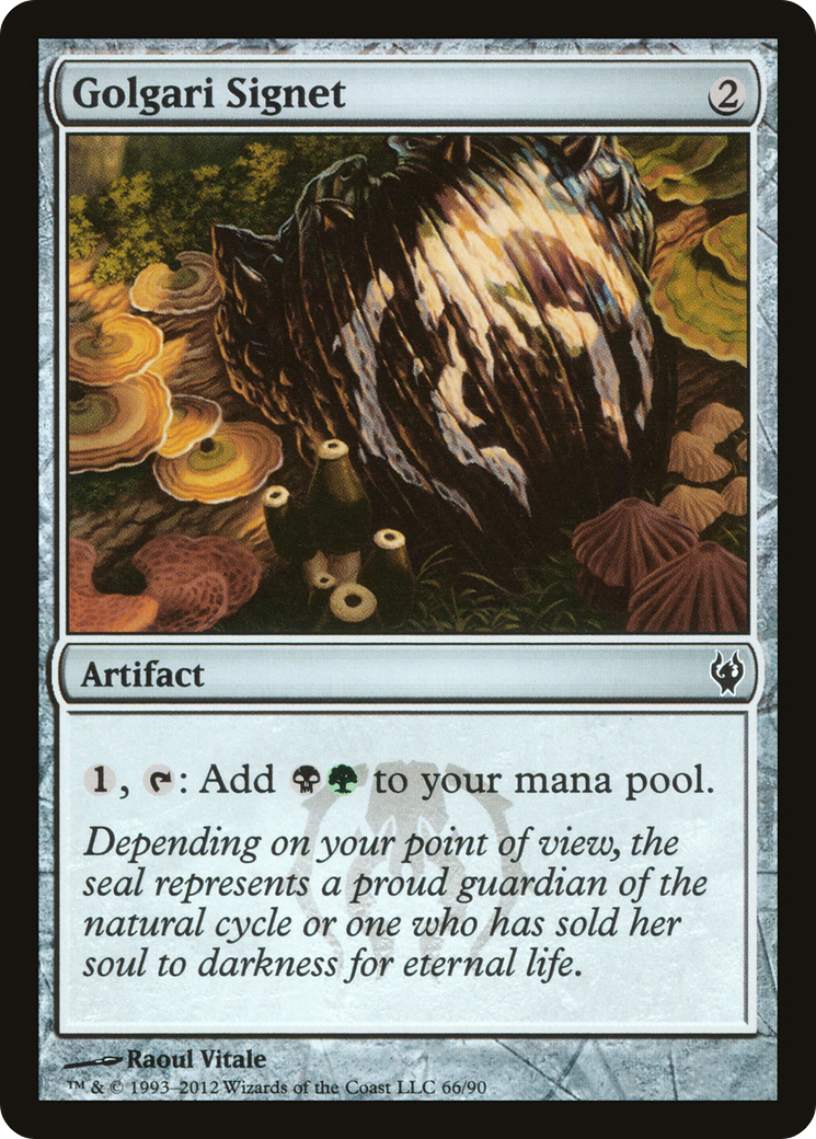 {C} Golgari Signet [Duel Decks: Izzet vs. Golgari][DDJ 066]