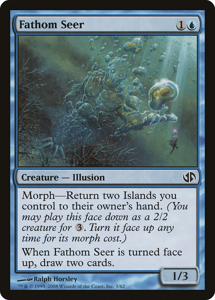 {C} Fathom Seer [Duel Decks: Jace vs. Chandra][DDB 003]