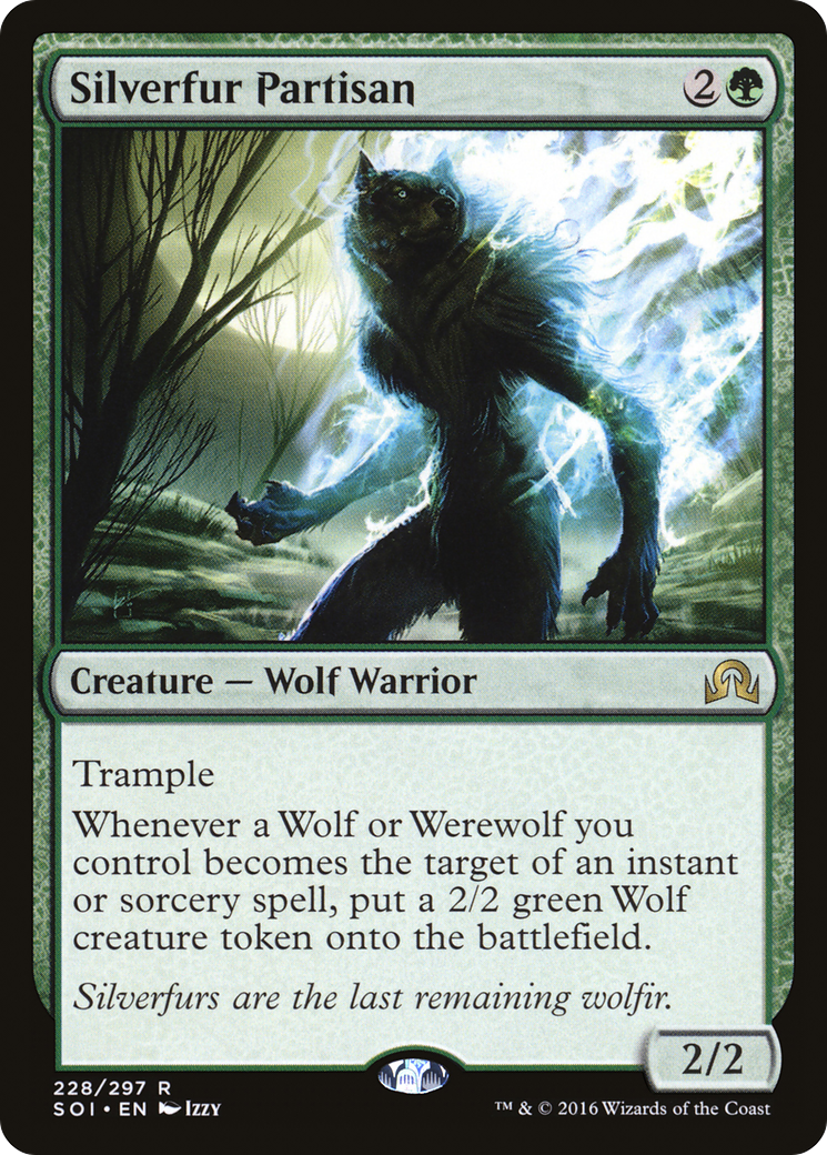 {R} Silverfur Partisan [Shadows over Innistrad][SOI 228] - Misty Mountain Games