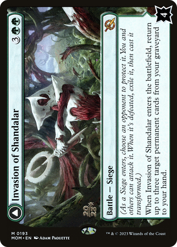 {R} Invasion of Shandalar // Leyline Surge [March of the Machine Prerelease Promos][PR MOM 193]