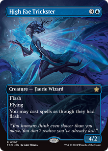 {@R} High Fae Trickster (Borderless) [Foundations][FDN 307]