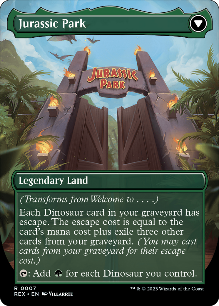 {R} Welcome to... // Jurassic Park [Jurassic World Collection][REX 007]