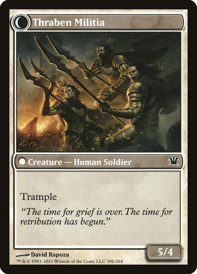 {C} Thraben Sentry // Thraben Militia [Innistrad][ISD 038]
