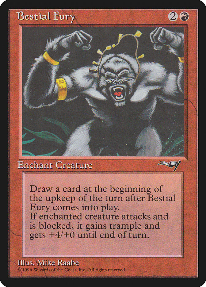 {C} Bestial Fury (Fists Raised) [Alliances][ALL 67A]