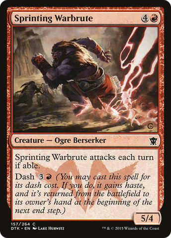 {C} Sprinting Warbrute [Dragons of Tarkir][DTK 157]