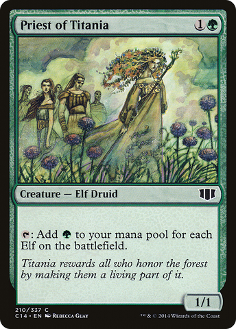 {C} Priest of Titania [Commander 2014][C14 210]