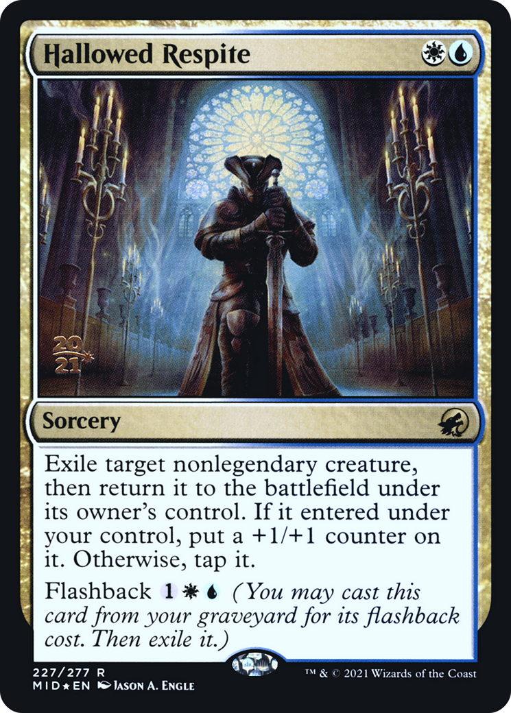 {R} Hallowed Respite [Innistrad: Midnight Hunt Prerelease Promos][PR MID 227]