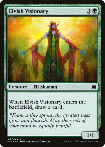 {C} Elvish Visionary [Commander Anthology][CMA 105]