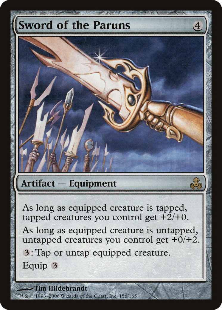 {R} Sword of the Paruns [Guildpact][GPT 156]