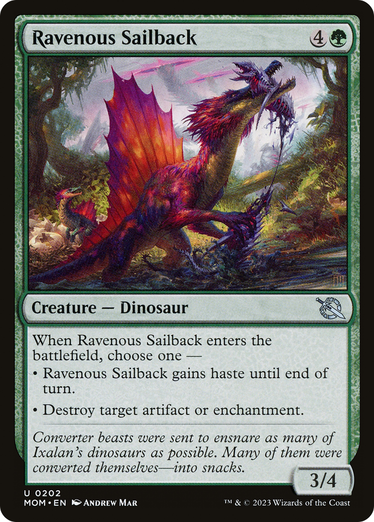 {C} Ravenous Sailback [March of the Machine][MOM 202]
