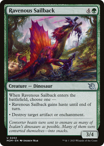 {C} Ravenous Sailback [March of the Machine][MOM 202]
