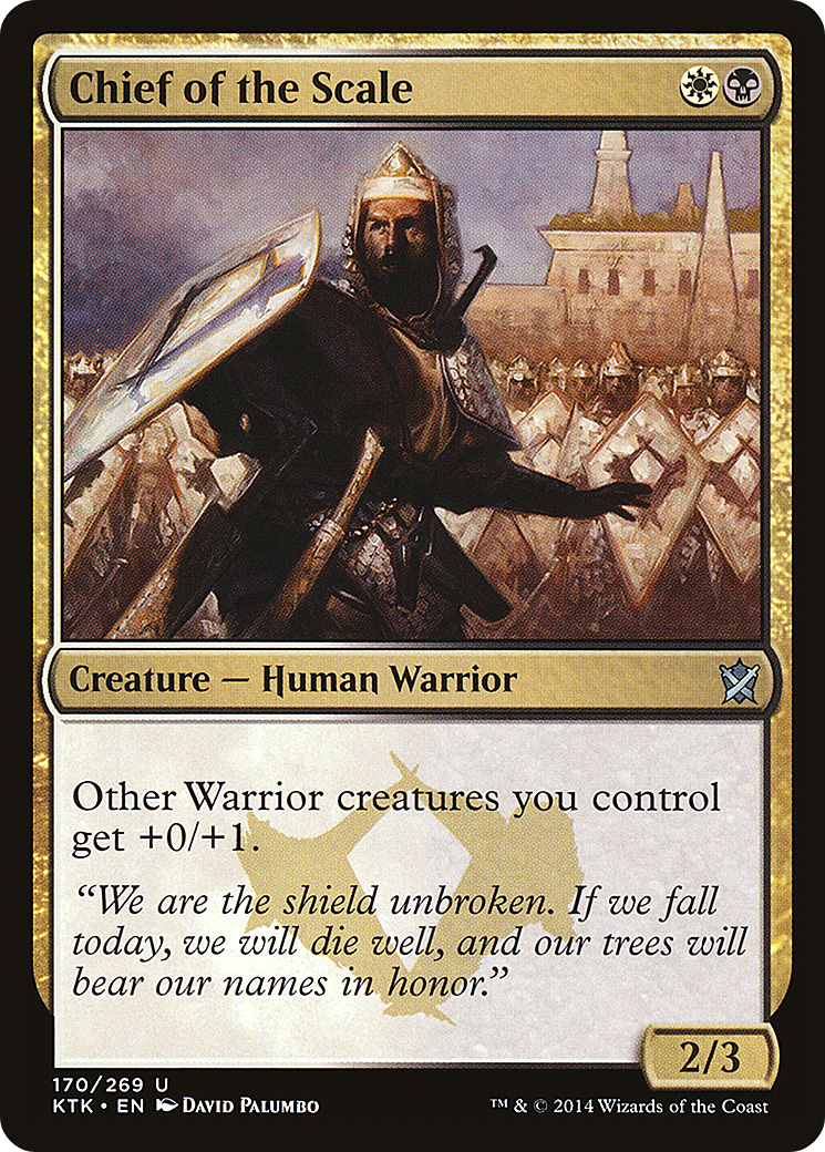 {C} Chief of the Scale [Khans of Tarkir][KTK 170]
