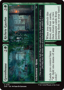 {@C} Greenhouse // Rickety Gazebo [Duskmourn: House of Horror][DSK 181]