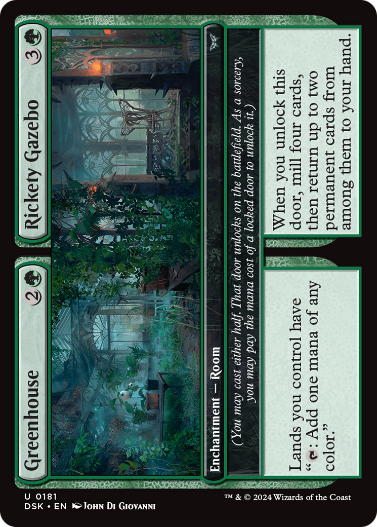 {@C} Greenhouse // Rickety Gazebo [Duskmourn: House of Horror][DSK 181]
