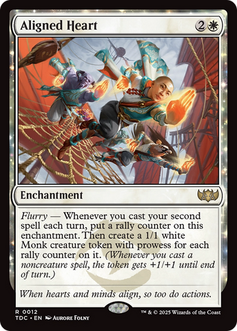 {R} Aligned Heart [Tarkir: Dragonstorm Commander][TDC 012]