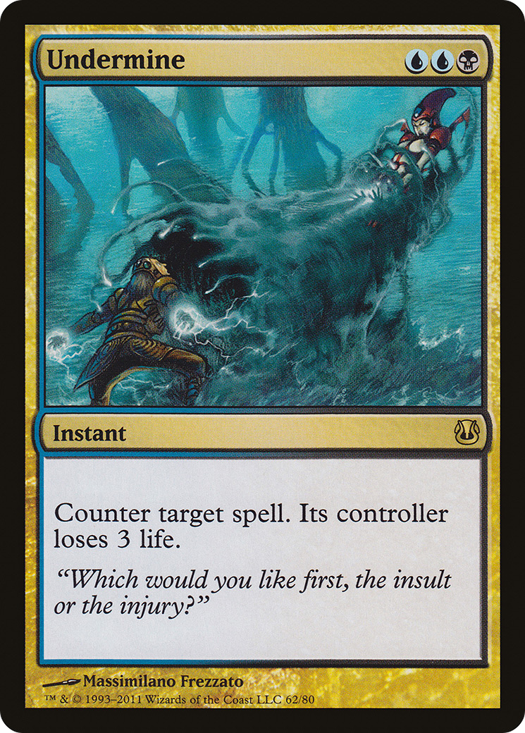 {R} Undermine [Duel Decks: Ajani vs. Nicol Bolas][DDH 062]