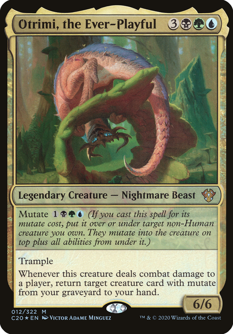 {O} Otrimi, the Ever-Playful (Oversized) [Commander 2020 Oversized][OVR C20 012]