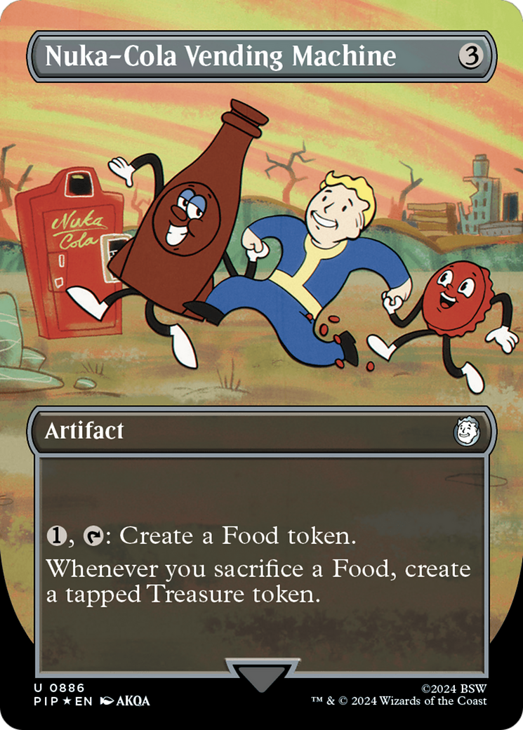 {C} Nuka-Cola Vending Machine (Borderless) (Surge Foil) [Fallout][PIP 886]