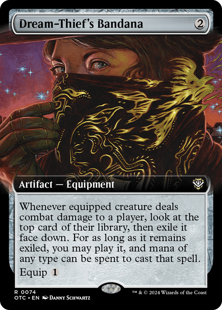 {R} Dream-Thief's Bandana (Extended Art) [Outlaws of Thunder Junction Commander][OTC 074]