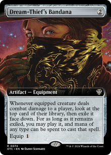 {R} Dream-Thief's Bandana (Extended Art) [Outlaws of Thunder Junction Commander][OTC 074]