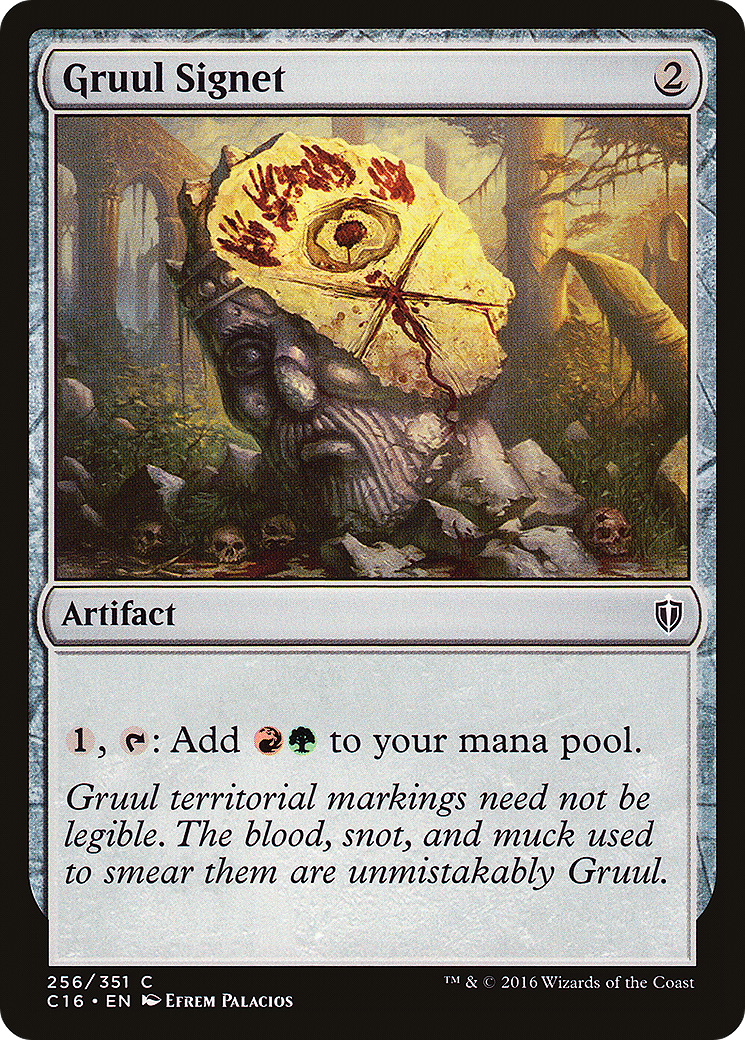{C} Gruul Signet [Commander 2016][C16 256]