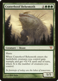 {R} Craterhoof Behemoth [Avacyn Restored][AVR 172]