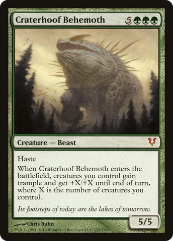 {R} Craterhoof Behemoth [Avacyn Restored][AVR 172]