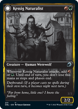 {C} Kessig Naturalist // Lord of the Ulvenwald [Innistrad: Double Feature][DBL 231]