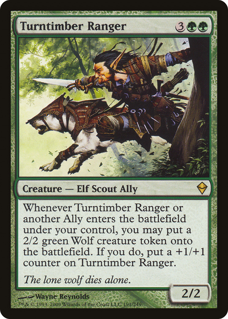 {R} Turntimber Ranger [Zendikar][ZEN 191] - Misty Mountain Games