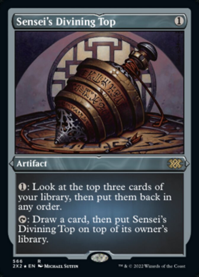{R} Sensei's Divining Top (Foil Etched) [Double Masters 2022][2X2 566]