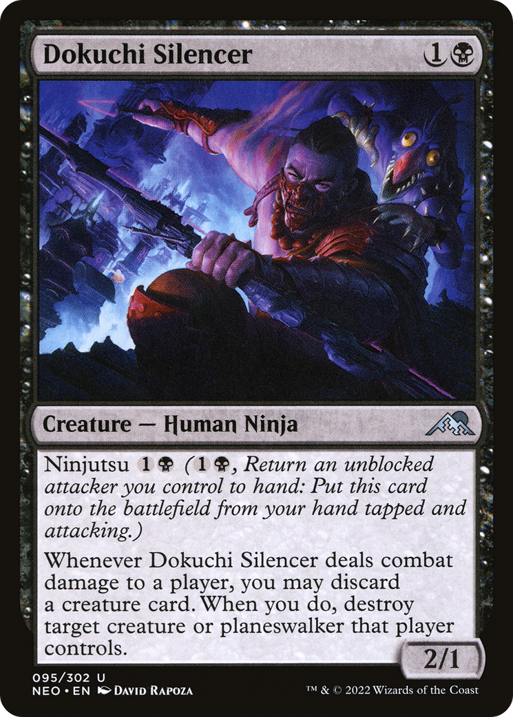 {C} Dokuchi Silencer [Kamigawa: Neon Dynasty][NEO 095]